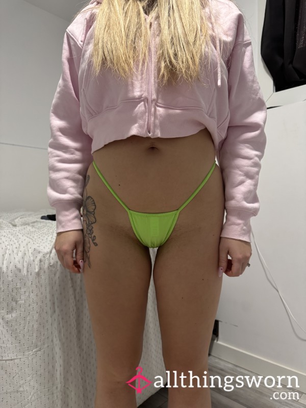 Lime Green G String