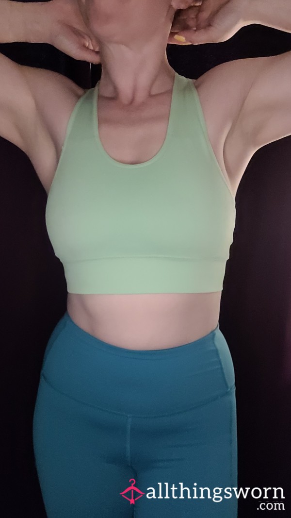 Lime Green Sports Bra