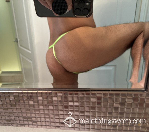Lime Green Thong