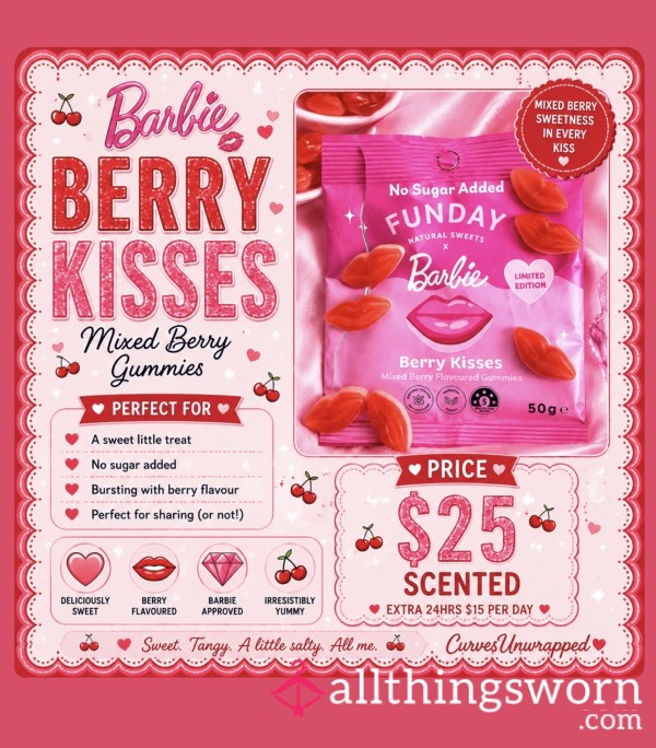 💋 LIMITED EDITION Barbie Pu**y Berry Kisses 💋
