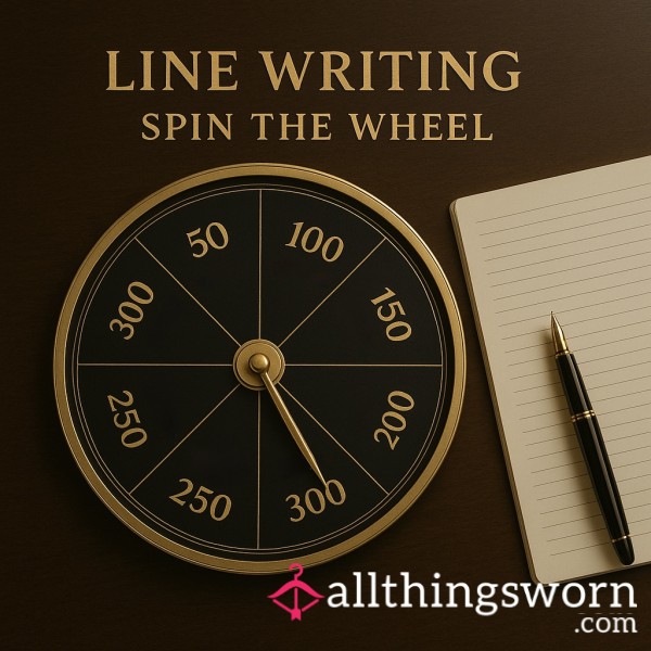 Line Writing - Spin The Wheel ✍🏼