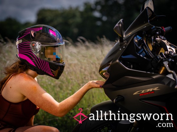 Lingerie Motorbike Photoshoot