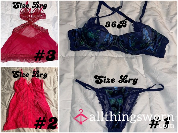 Lingerie Sets With Pics And Video!