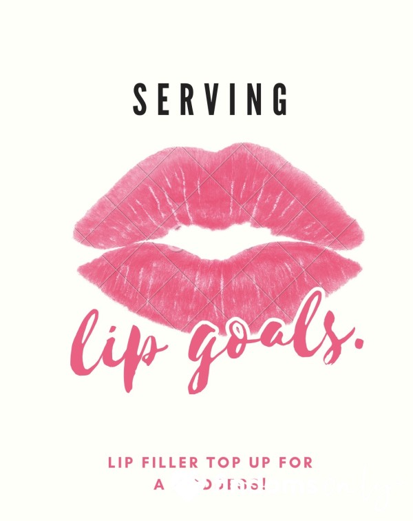 Lip Filler Funded By You 👄