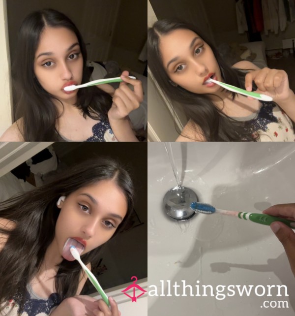 Lip Stained Toothbrush 👄💦