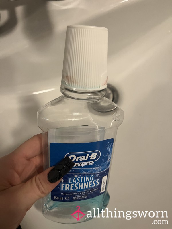 👄 Lipstick Stained USED Mouthwash 👄 Freshen Your Breath With The Taste Of Me 😋