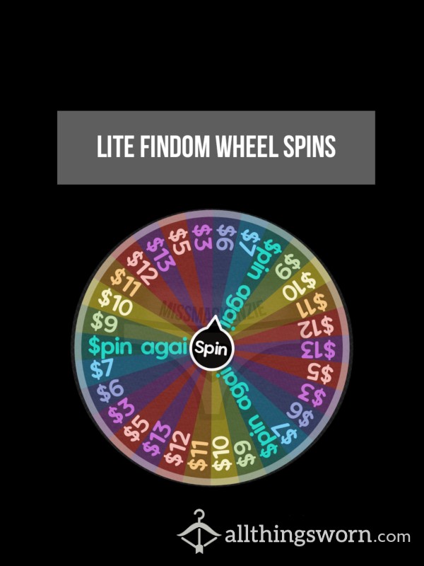 Lite Findom Wheel Spins ✨EASY MODE✨ Live Recording Included