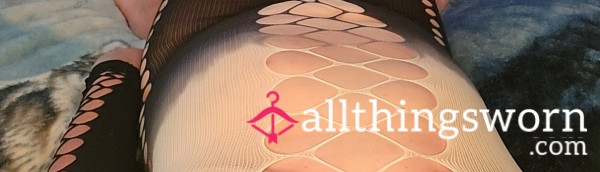 Little Black And White Lingerie Dress