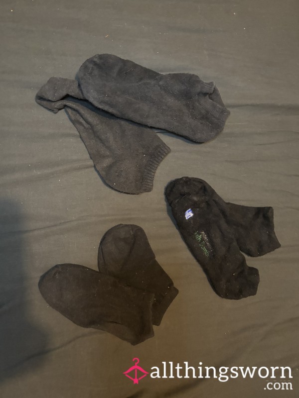 Including Shipping, 48hrs Wear. Little Black Ankle Socks