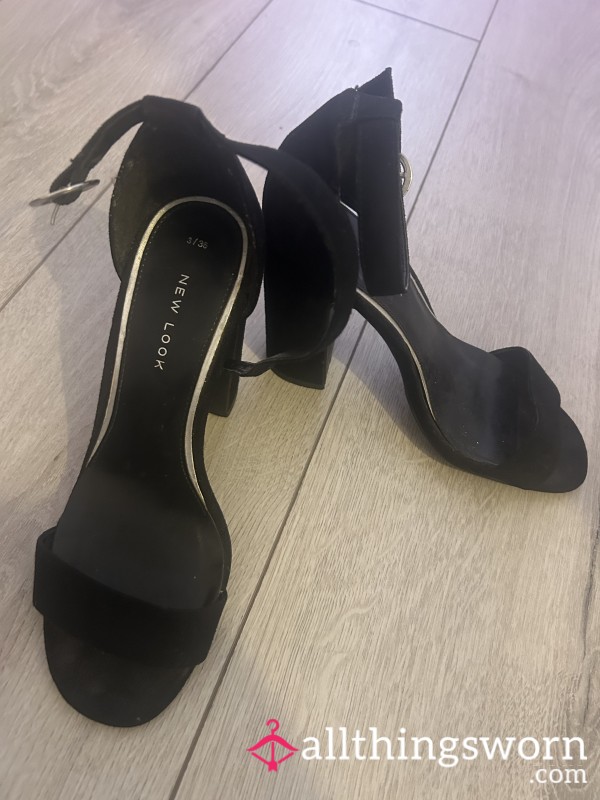 Little Black Heels Well Used