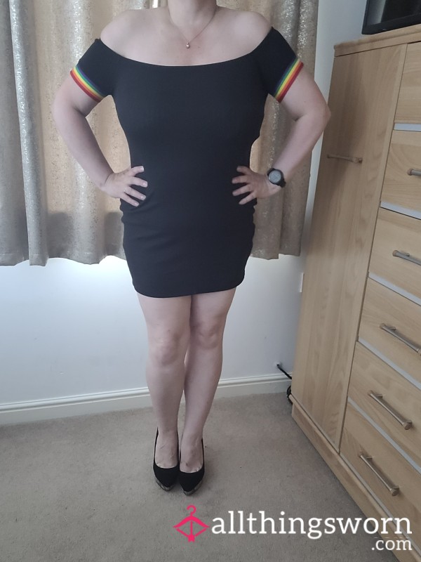 Little Black Off Shoulder Dress