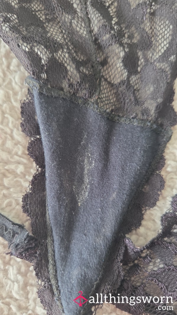 Little Black Panties With My S** Slime