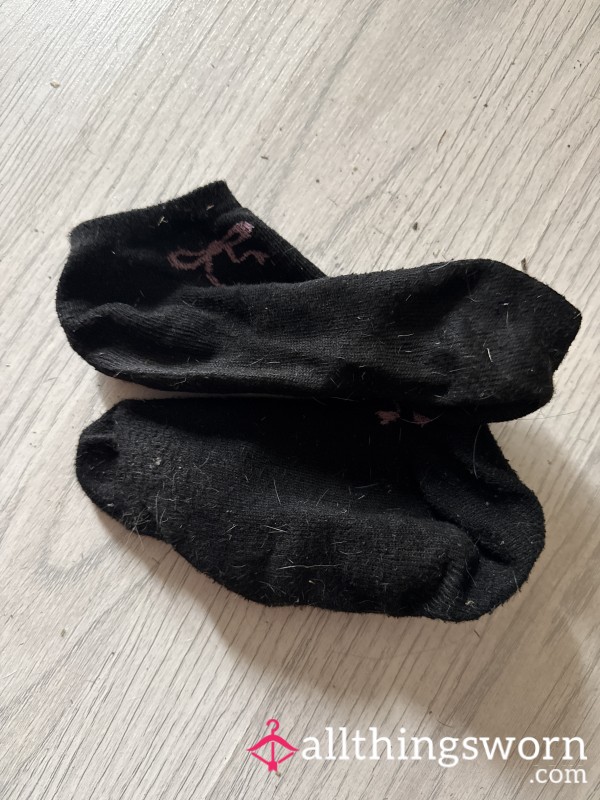 Little Black Socks Worn For 3 Days To The Horses