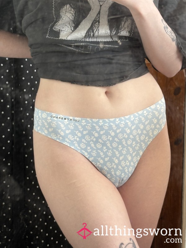 Little Blue Post F**k Sports Thong