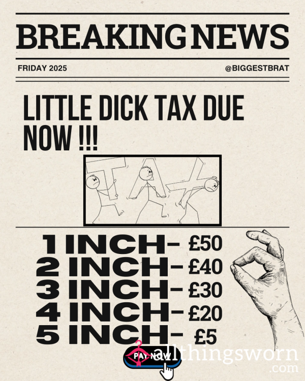 LITTLE D*ck TAX