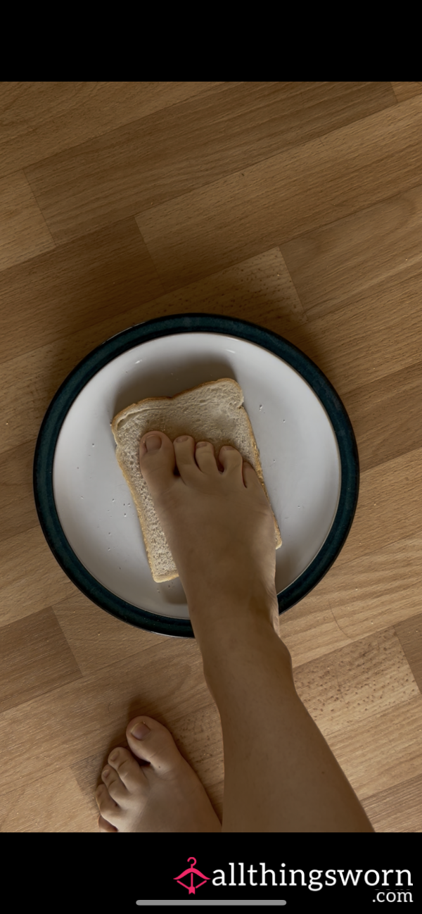 Little Feet Bread Squishing