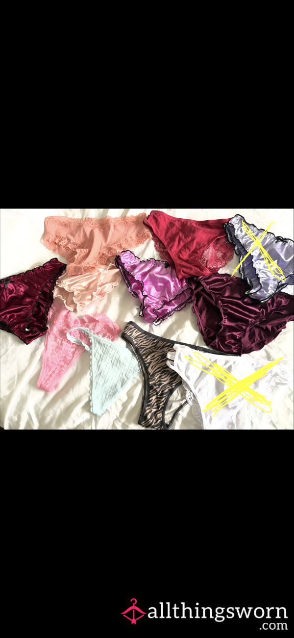 Little Glimpse Of Some Of My New Panties Up For Grabs