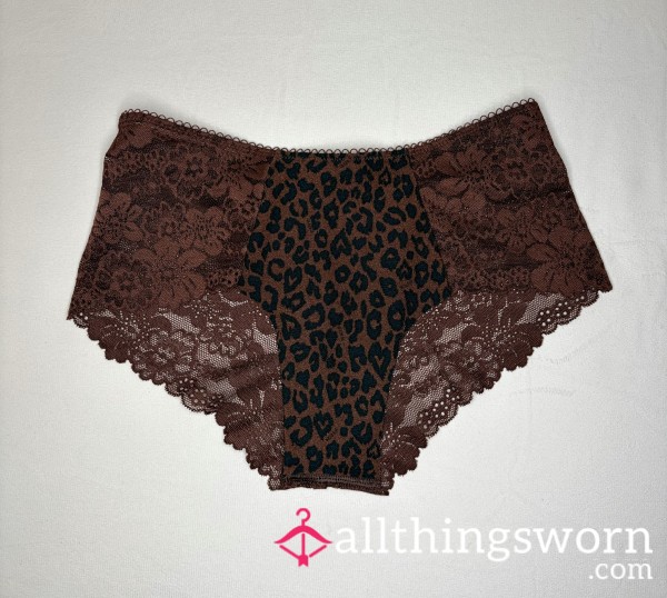 🐆 Little Miss Wild Thing Leopard Panties 🐆