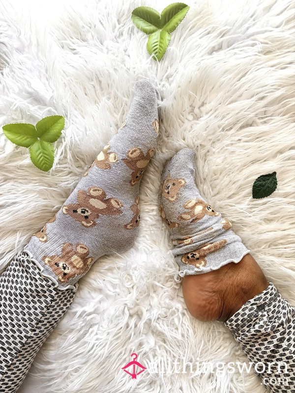 Little Ruffle Bear 🐻 Socks