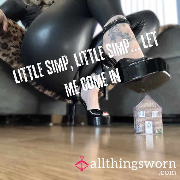Little Simp! Little Simp! Let Me Come In 😈 Giantess Crushing Video 😈 Come Find Out Your Fate 😈 6:10 Mins Pre Made £10. Customs Also Available 😈