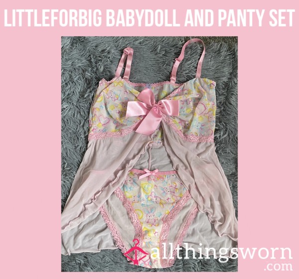 LittleForBig Babydoll And Panty Set🎀