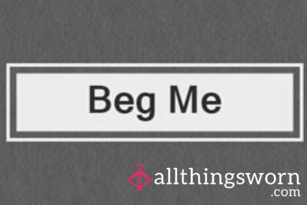 Live Begging Competition