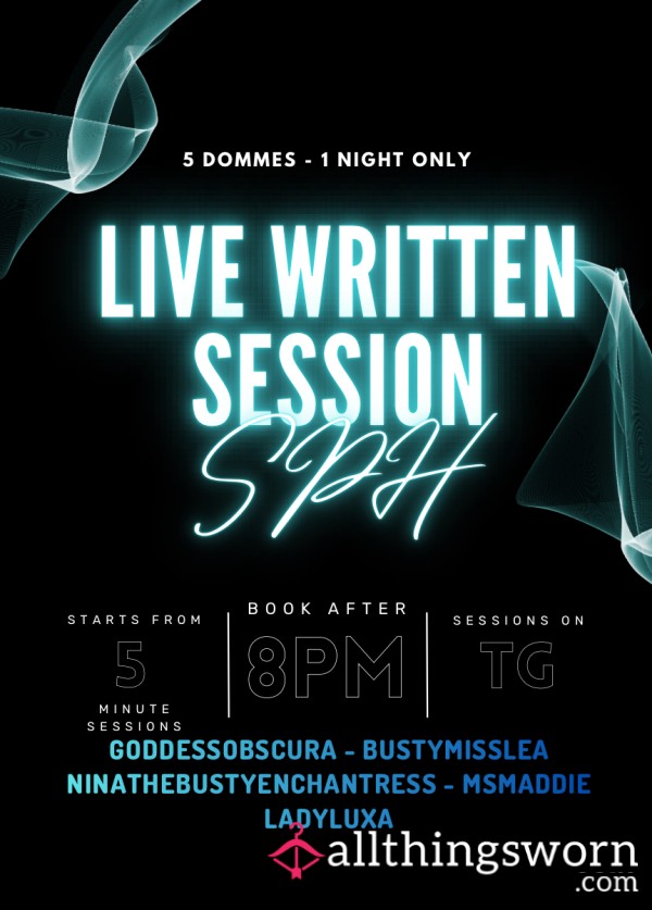 Live SPH Sessions 😈
