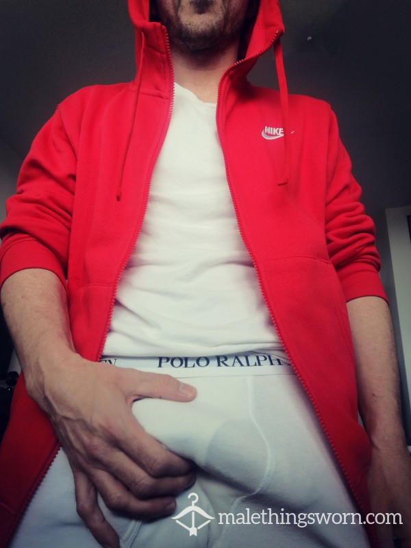 C*m Stained White Polo Boxer Briefs.