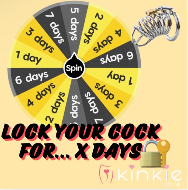 Lock Your C*ck For ? Days - Chastity Spin Wheel