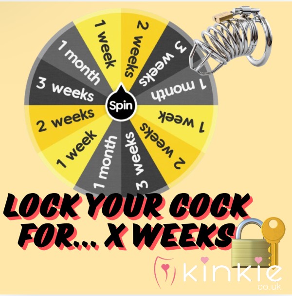 Lock Your C*ck For ? Weeks - Chastity Wheel Spin