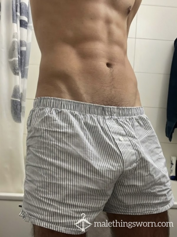 Locker Room Boxers Filled With Sweat