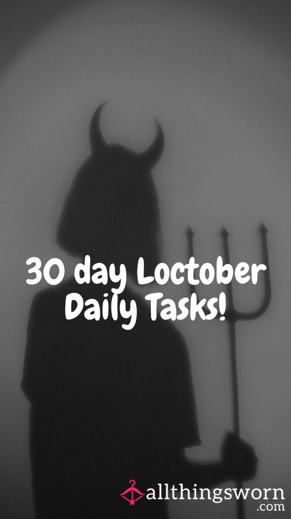 Locktober Daily Tasks 🎃