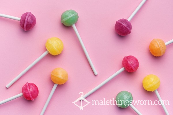 Lollipop Covered In C*m Or Pi*s And Open To Suggestions