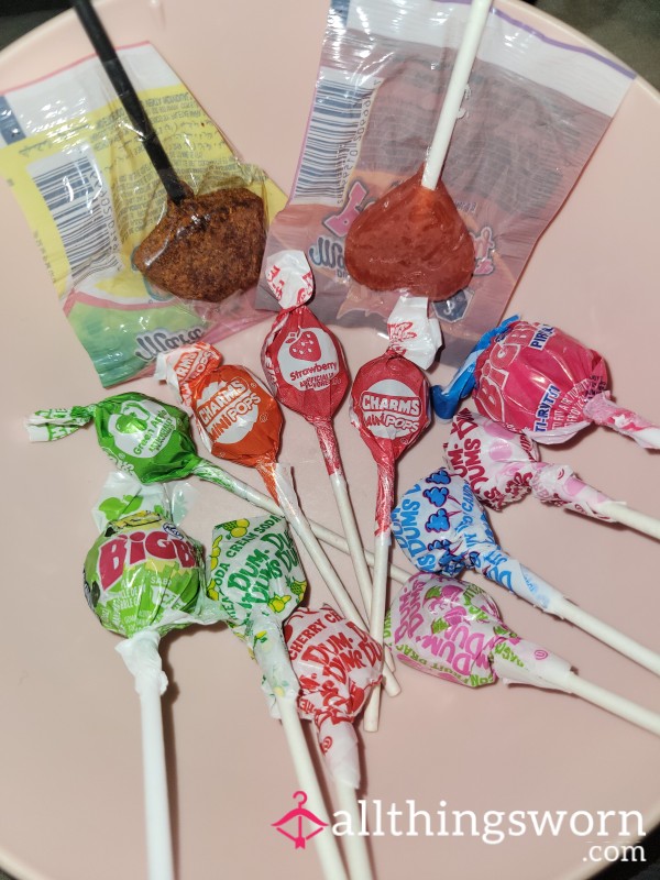 Lollipops. Fruit & Me Flavored!