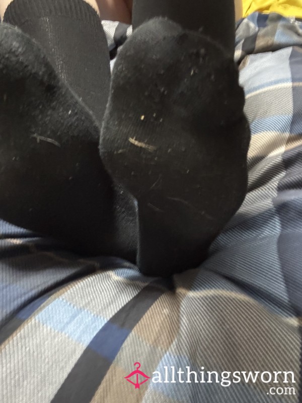 Long Black Socks