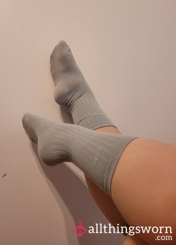 Long Blue Calvin Klein Gym Socks