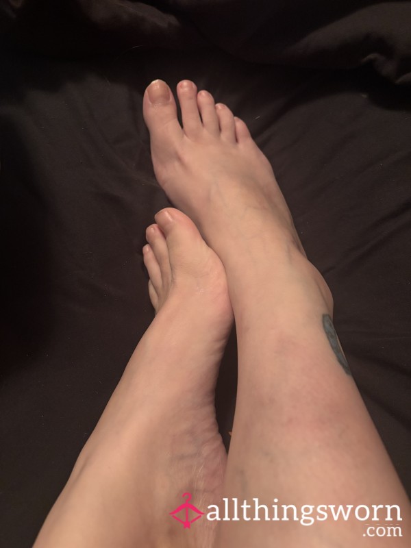 Long Clean Toes After A Cold Dreary Day Outside