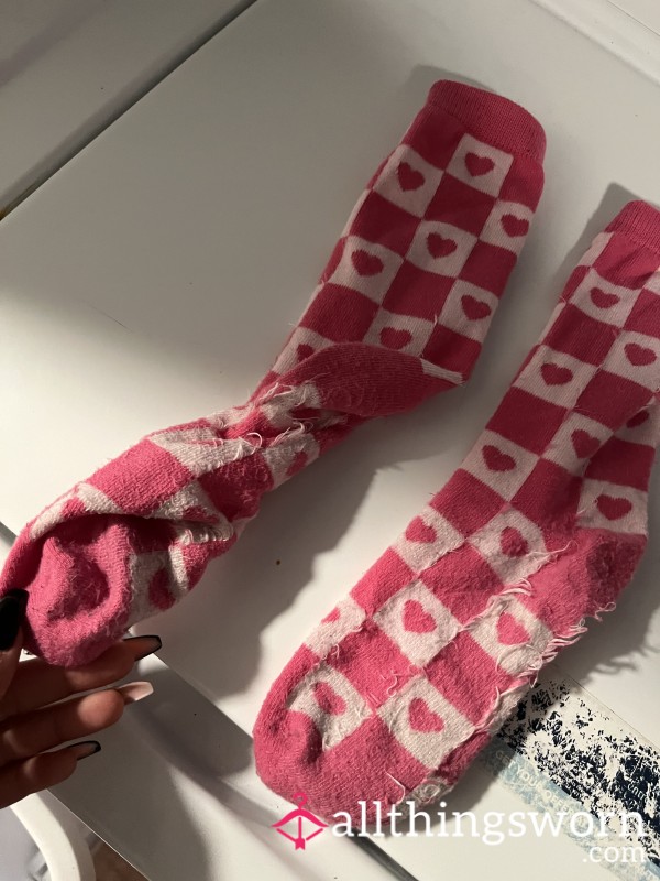 Long Cute Heart Socks 🧦