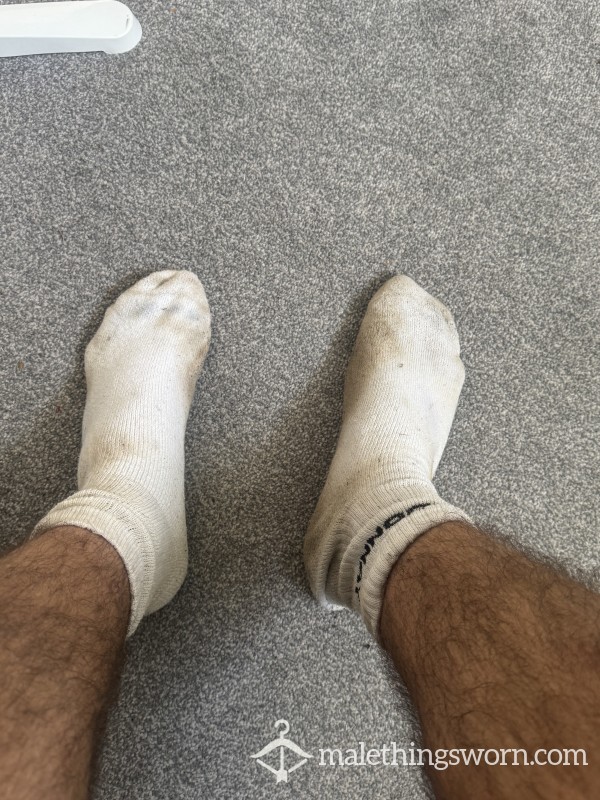 Three Day Worn White Socks