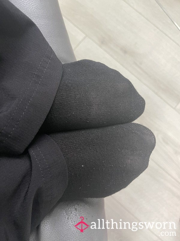 Long Day Working In VetMed. Little Black Socks To Show A Hard Days Work