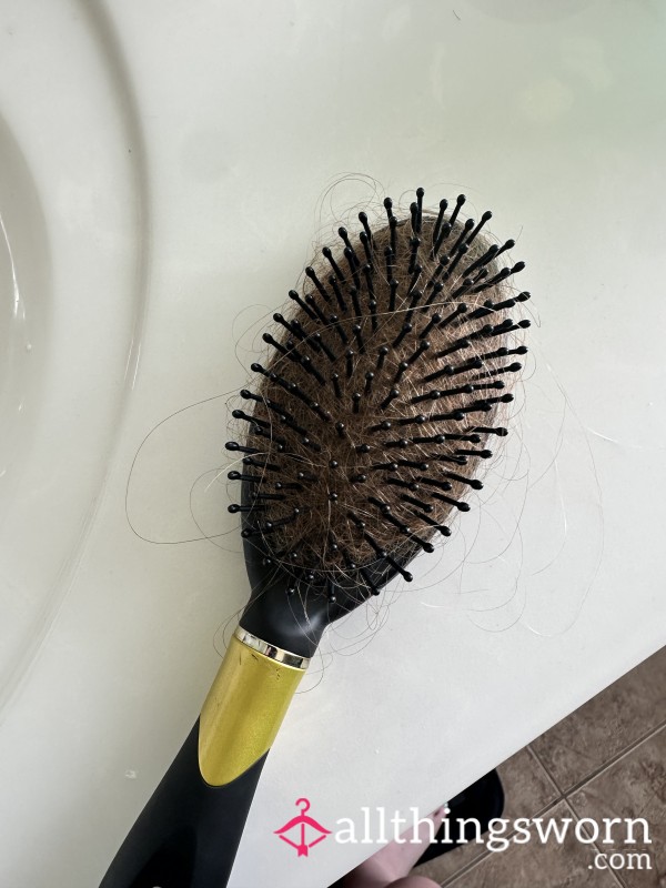 Long Ginger Hair From Hairbrush