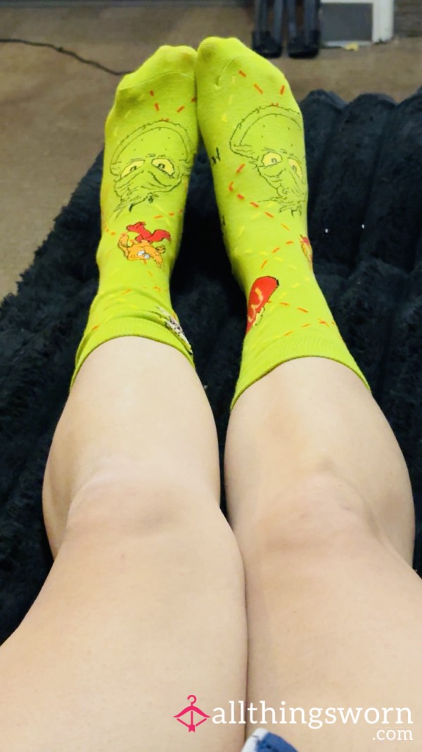 Long Grinch Socks