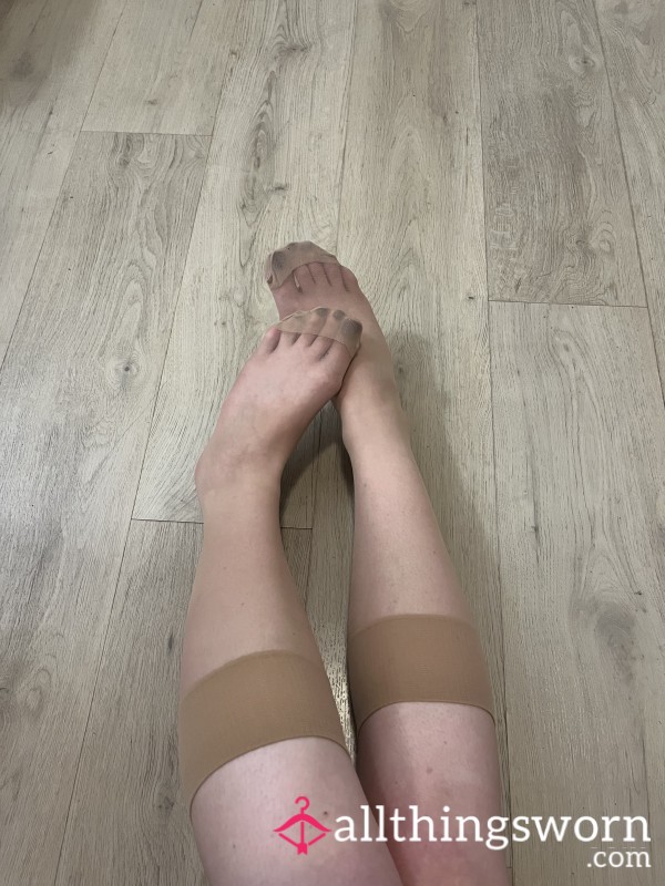 Long Nude Knee-high Socks