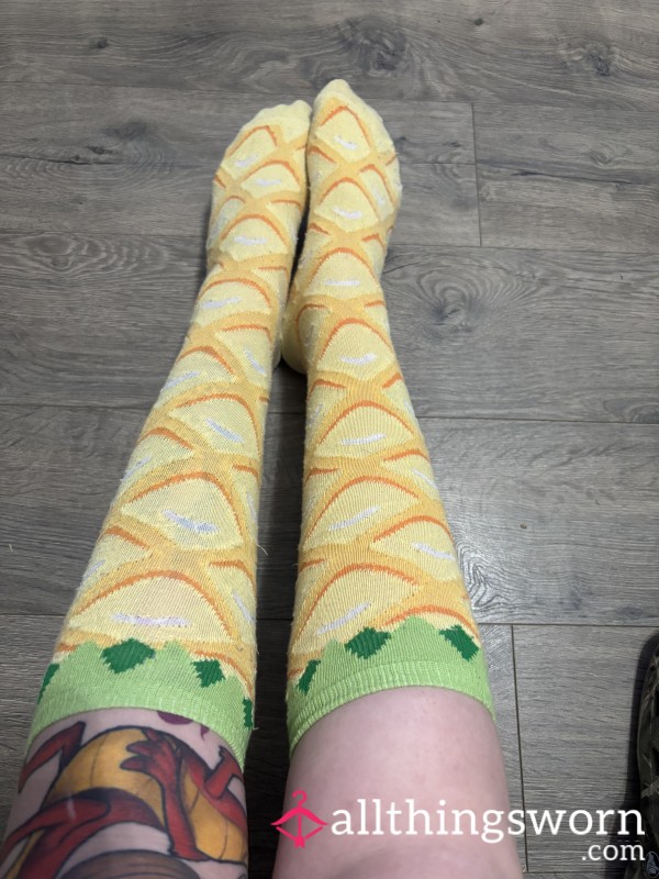 Long Pineapple Socks