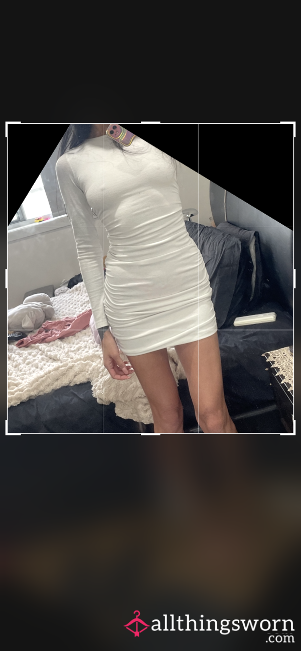 Long Sleeve White Dress