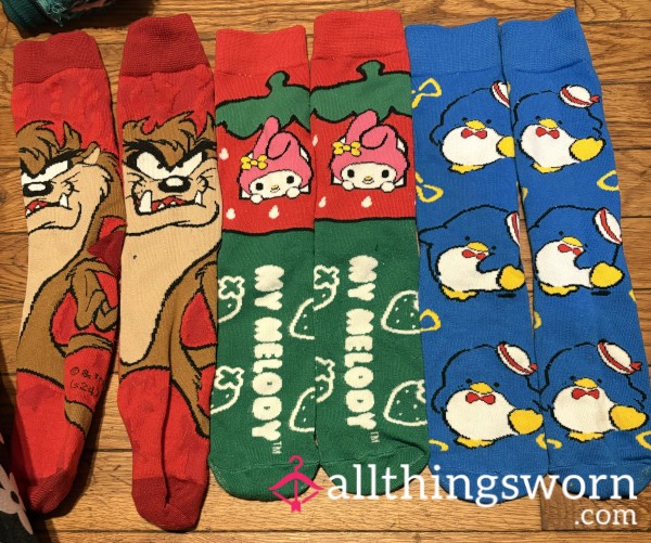 Long Socks With Characters