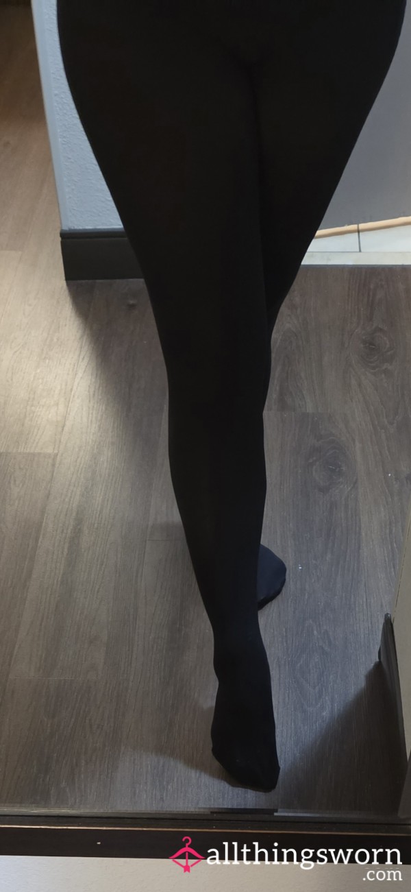 Long Wear Black Pantyhose