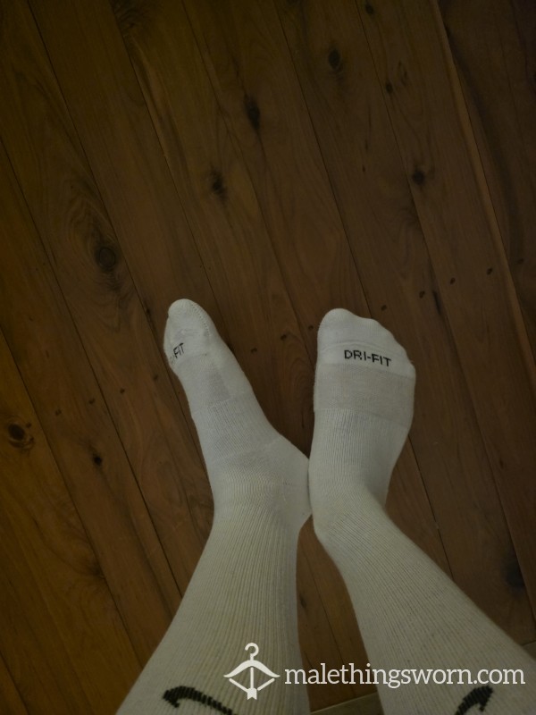 Long White Socks