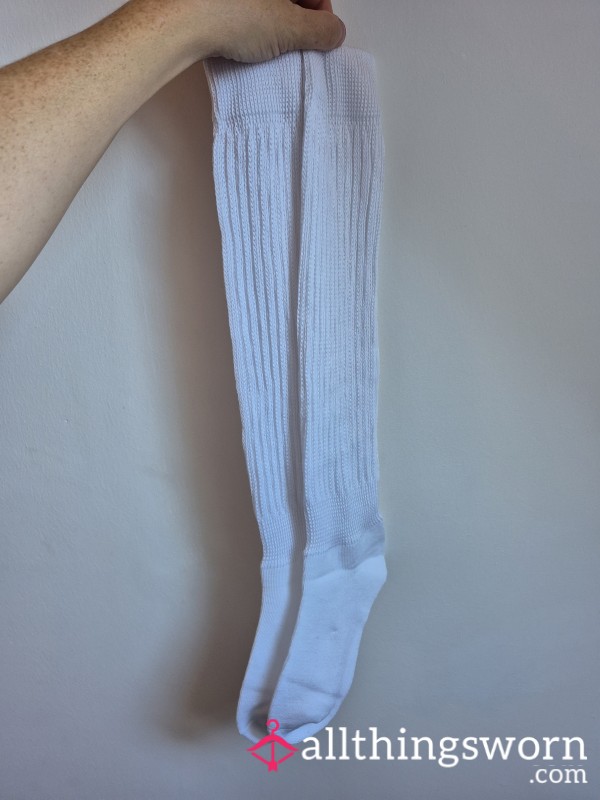Long White Socks