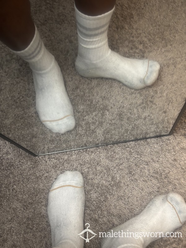 Long White Socks